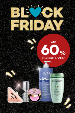 Promoção em produtos na Black Friday com desconto de até 60% sobre preço de Venda ao Público Recomendado